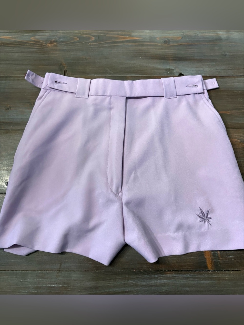 Vintage Boasters Shorts Lilac Boast British Crown Colony of Hong Kong Women’s S